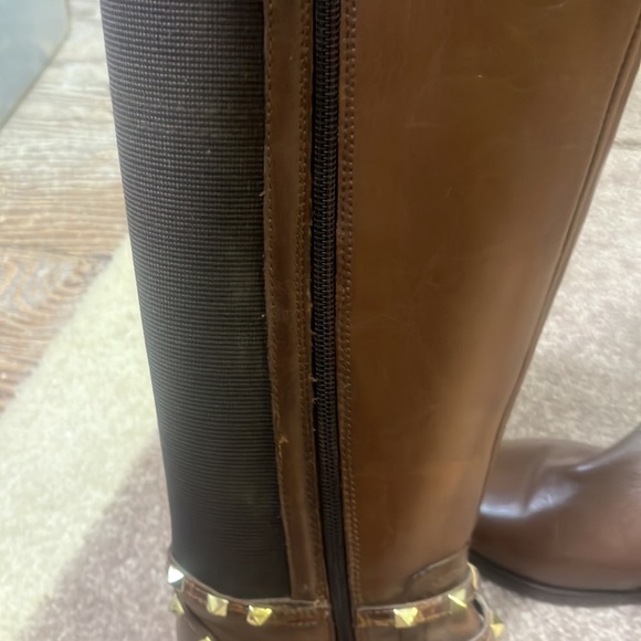Moda in Pelle Brown Stretch Boots 37 (6) - Picture 5 of 8